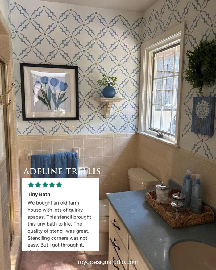 Five Star Stencil Reviews for Our Wall and Floor Stencils