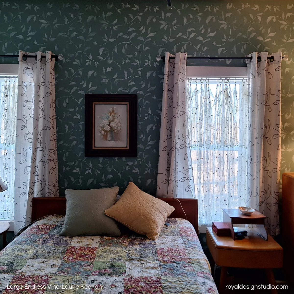 Endless Vine Wall Stencil